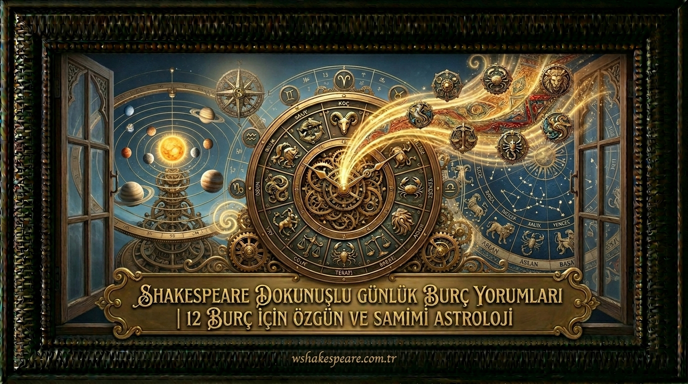 Shakespeare Dokunuşlu Günlük Burç Yorumları | 12 Burç İçin Özgün ve Samimi Astroloji